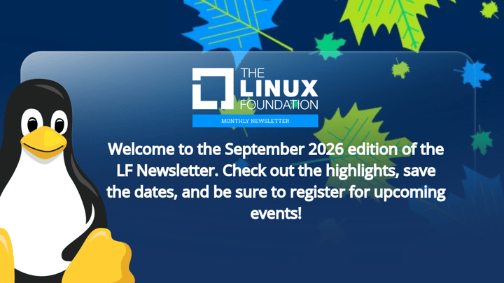 Linux Foundation Newsletter: September 2026