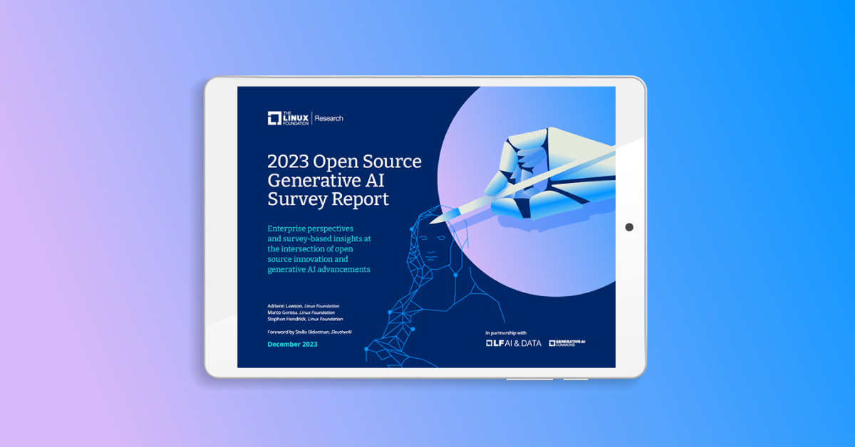2023 Open Source Gen AI Survey Report