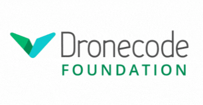 dronecode foundation logo with animated drones