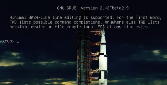 grub command shell