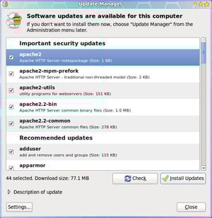 Ubuntu Update Manager