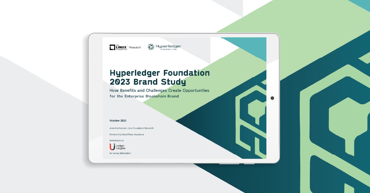 Hyperledger Foundation 2023 Brand Study Graphic