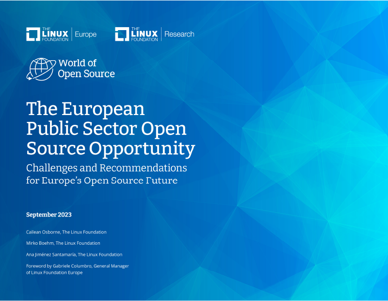 Linux Foundation_Open Source in Europes Public Sector 2023 Cover