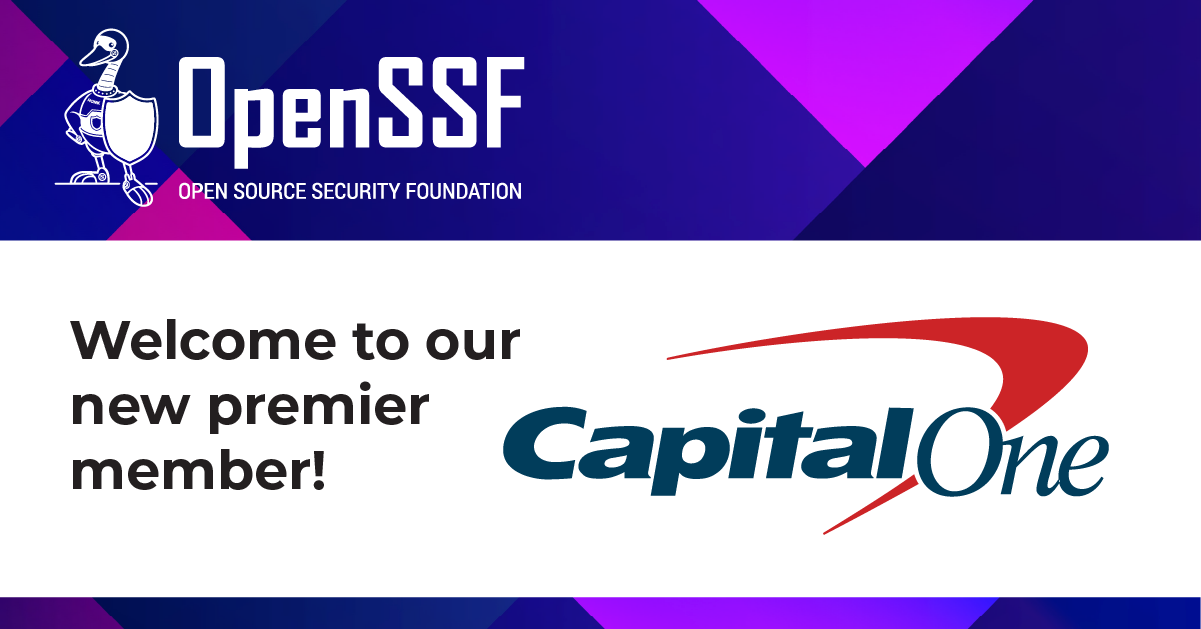 OpenSSF_Welcome-CapitalOne