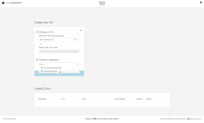 CLA-Assistant-SAP