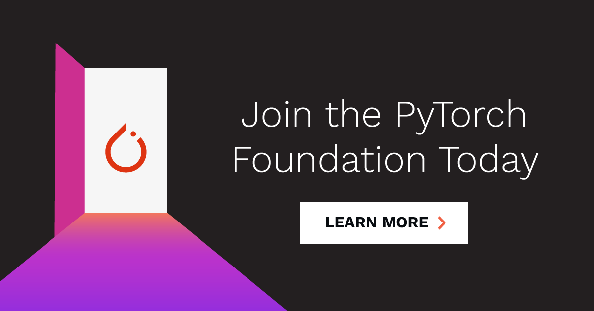 Join the PyTorch Foundation as a member