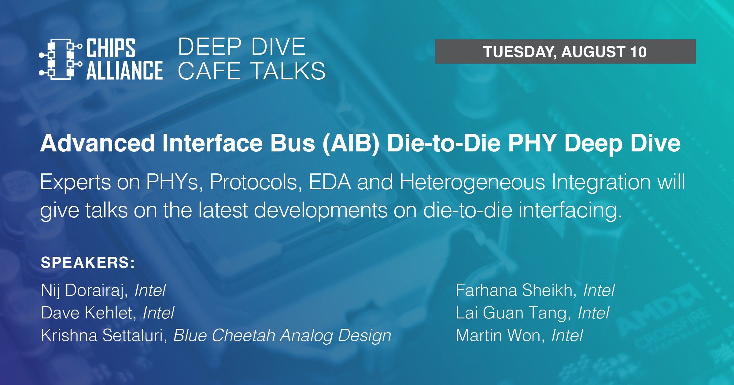 CHIPS Alliance Deep Dive Cafe Talks: AIB Deep Dive + Opportunities Presented By Intel featured image