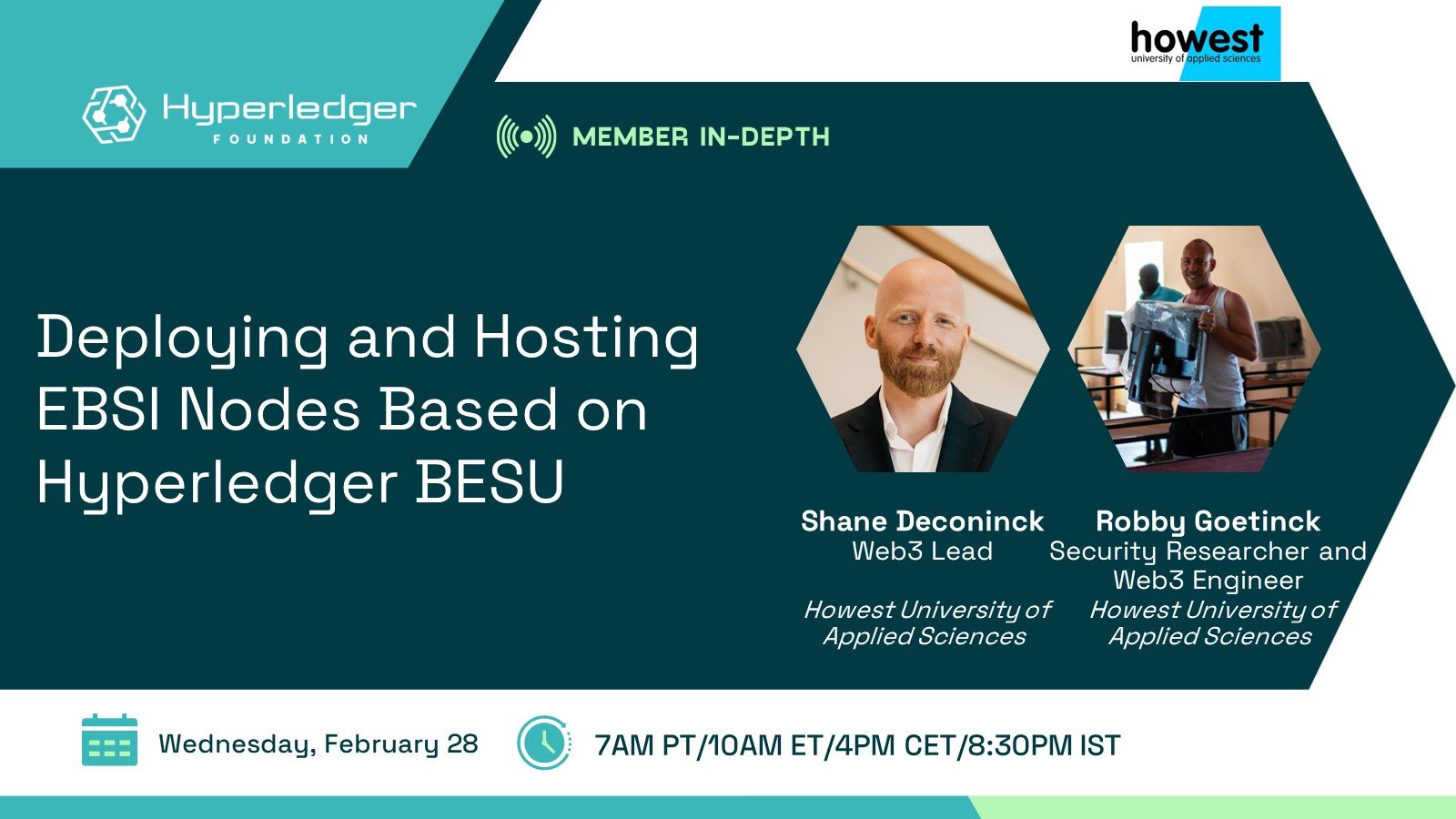 Hyperledger In-depth with Howest University of Applied Sciences: Deploying and Hosting EBSI Nodes Based on Hyperledger Besu featured image