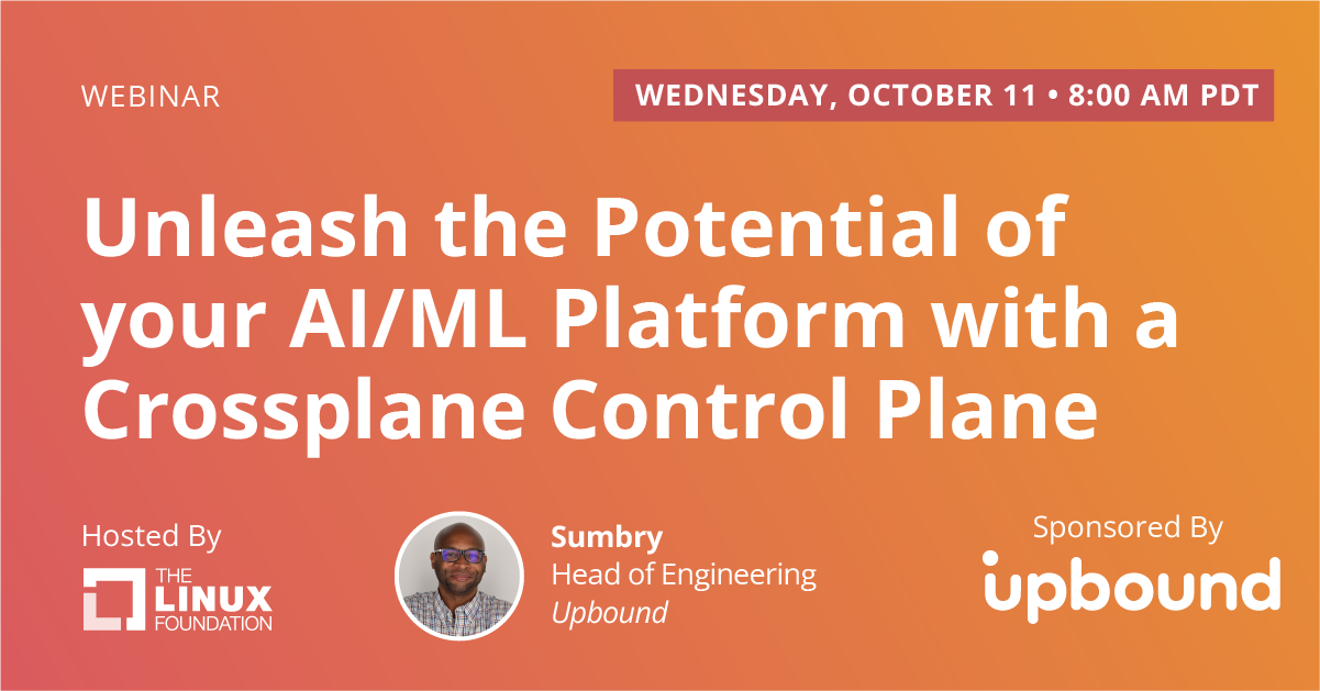 Unleash the Potential of your AI/ML Platform with a Crossplane Control Plane featured image