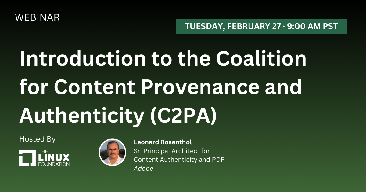 Introduction to the Coalition for Content Provenance and Authenticity (C2PA) featured image