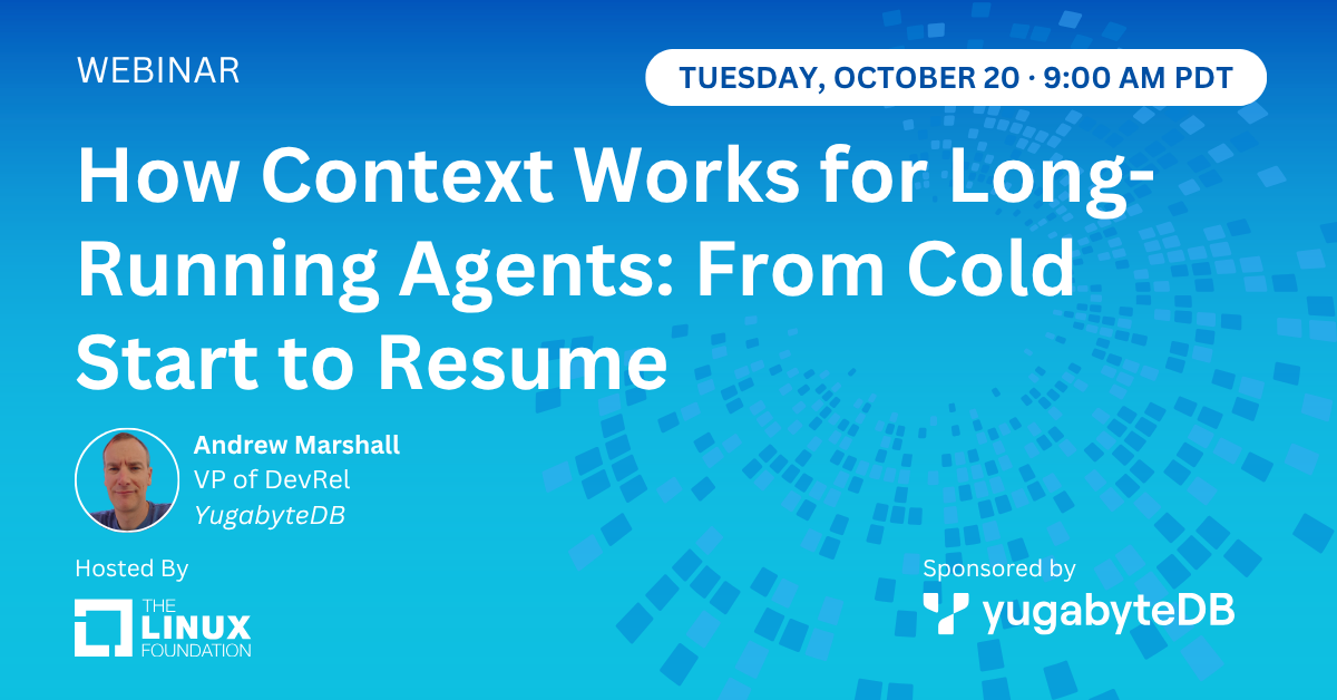 How Context Works for Long-Running Agents: From Cold Start to Resume featured image