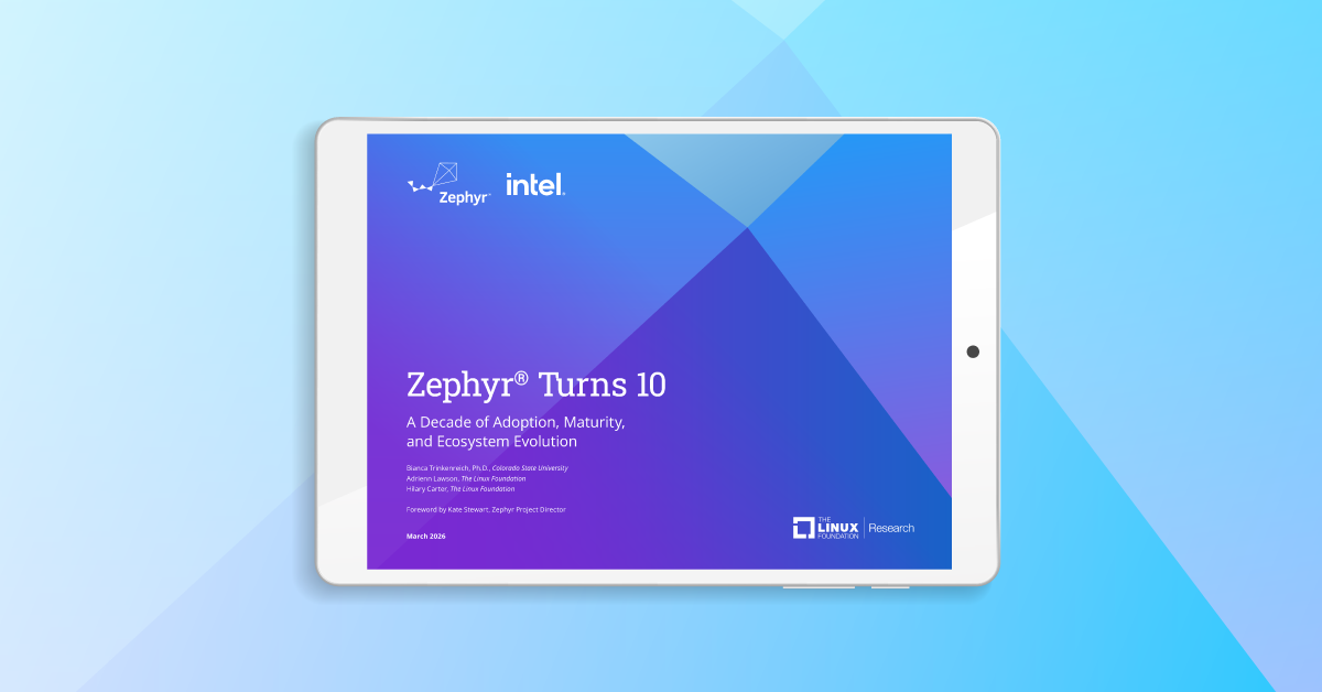 Zephyr at 10: A Decade of Open Source Embedded Innovation